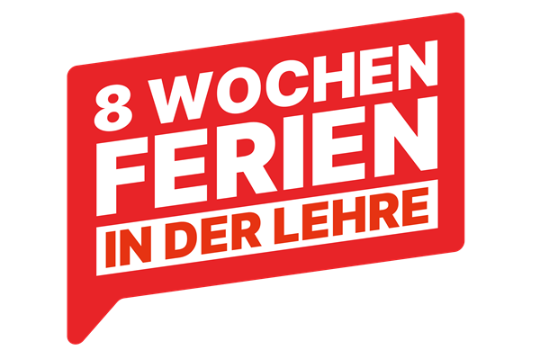 8 Wochen Ferien in der Lehre